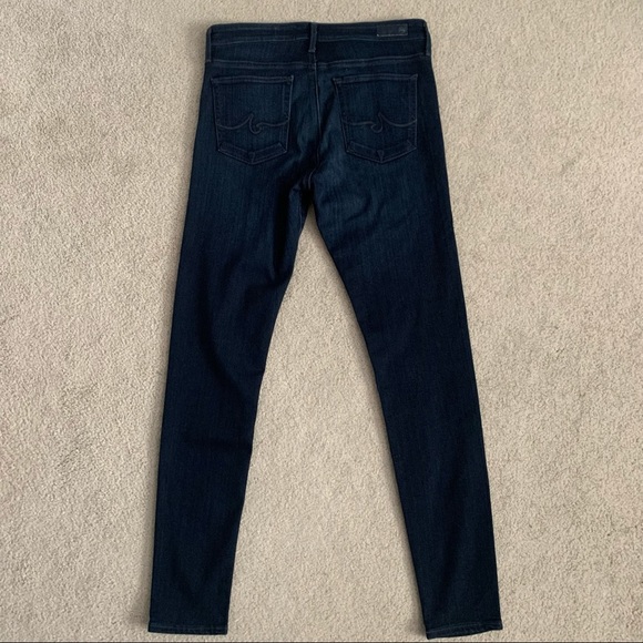 AG The Farrah Skinny High Rise Stretch Jeans in Brooks Wash - Picture 4 of 10